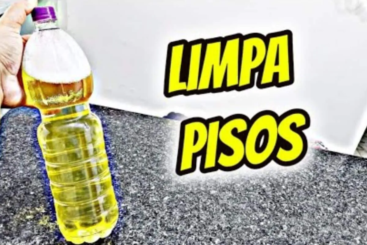 Limpa pisos caseiro poderoso, que remove a sujeira facilment