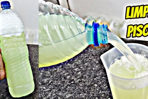 Limpa pisos caseiro super potente e só leva 2 ingredientes