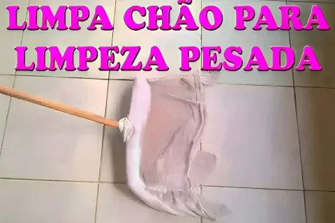 Limpador de pisos caseiro que remove até as sujeiras mais di