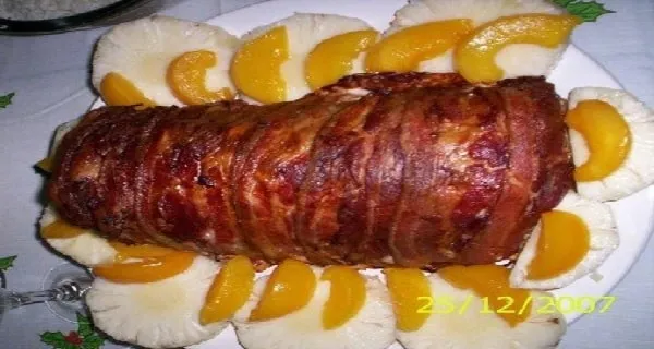 Lombo com Bacon Fatiado