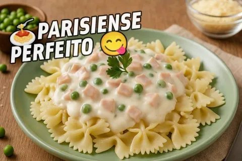 Macarrão à Parisiense: o mais cremoso que você já provou par
