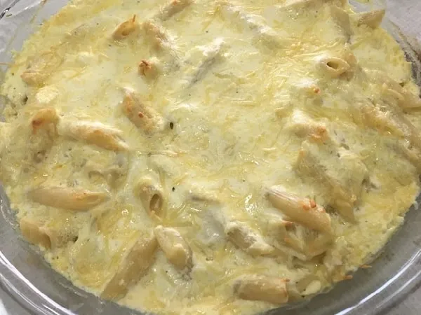 Macarrão com Queijo ao Forno