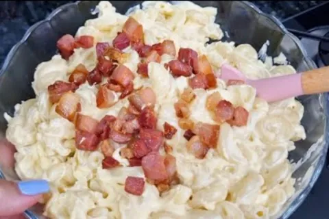 Macarrão com queijo cremoso e saboroso, para preparar em pou