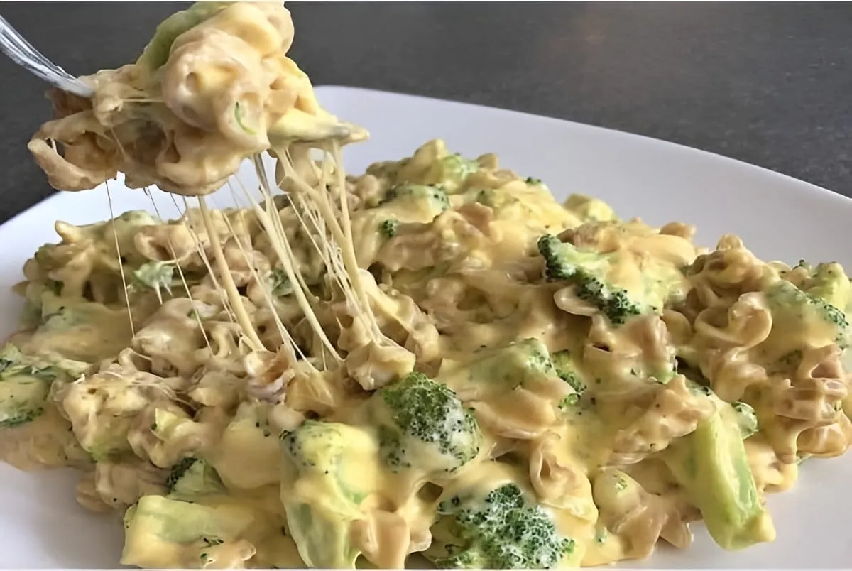 Macarrão com queijo e brócolis fácil e delicioso uma refeiçã