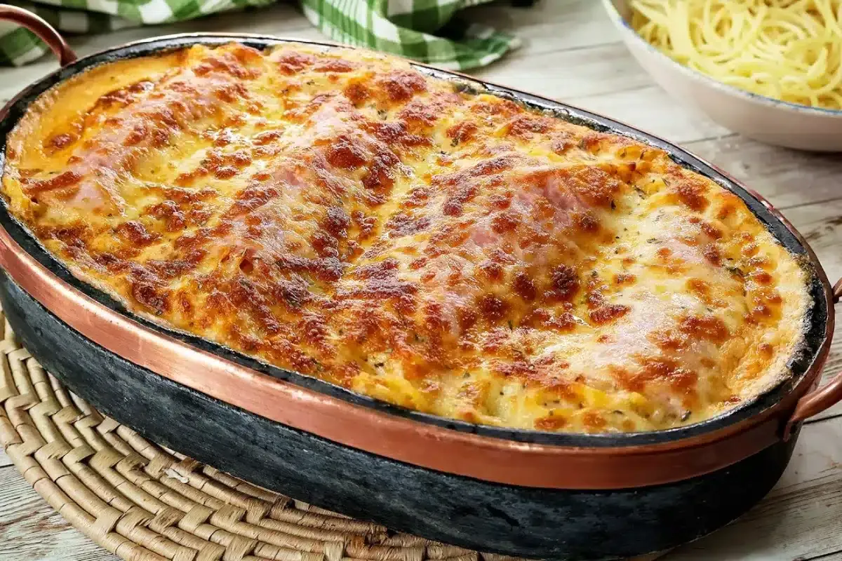 Macarrão cremoso de forno: simples, fácil e diferente de tud