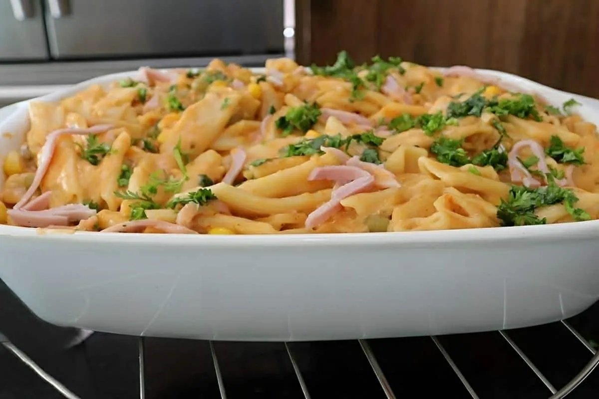 Macarrão cremoso na panela de pressão pronto em apenas 3 min