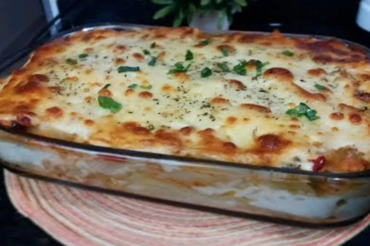 Macarrão de forno cremoso: seu almoço de dia das mães merece