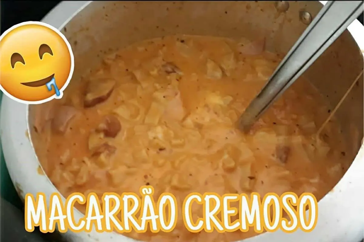 Macarrão na panela de pressão fácil de fazer rápido e delici