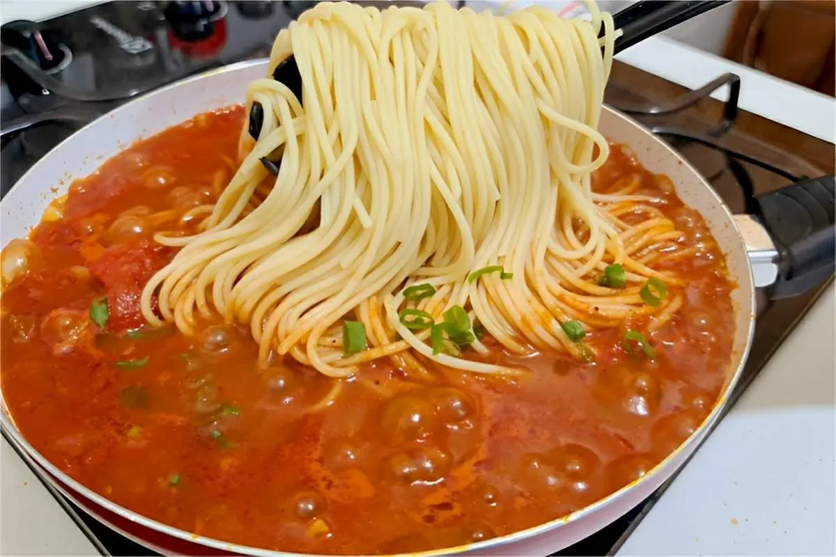 Macarrão rápido e muito prático aprendi essa receita com che