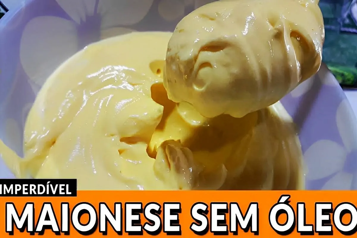 Maionese caseira sem óleo e sem ovos crus cremosa e perfeita