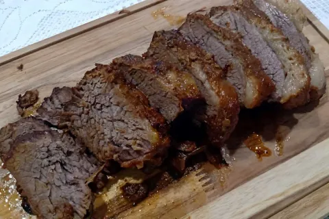 Maminha assada super macia e saborosa para a refeição da sua