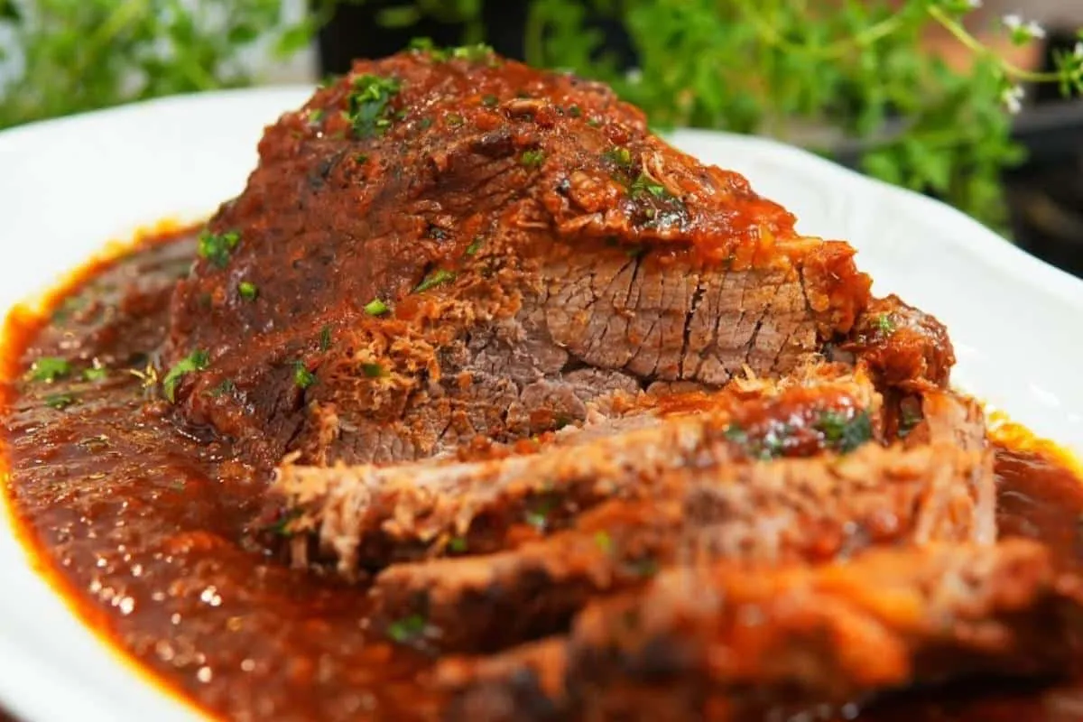 Maminha na panela de pressão com molho especial para seu alm