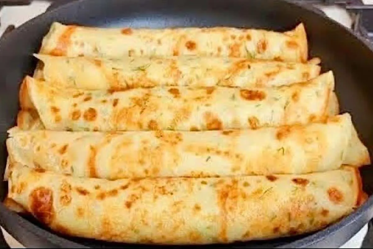 Massa de panqueca doce para você rechear como quiser para o