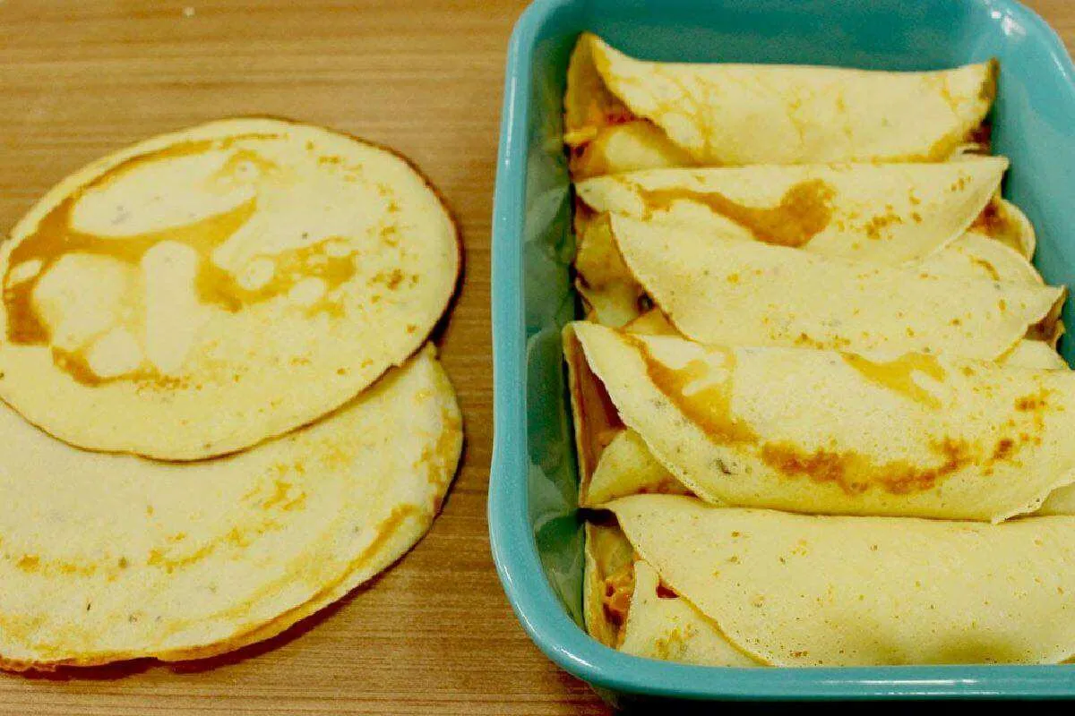 Massa de panqueca especial que está fazendo o maior sucesso