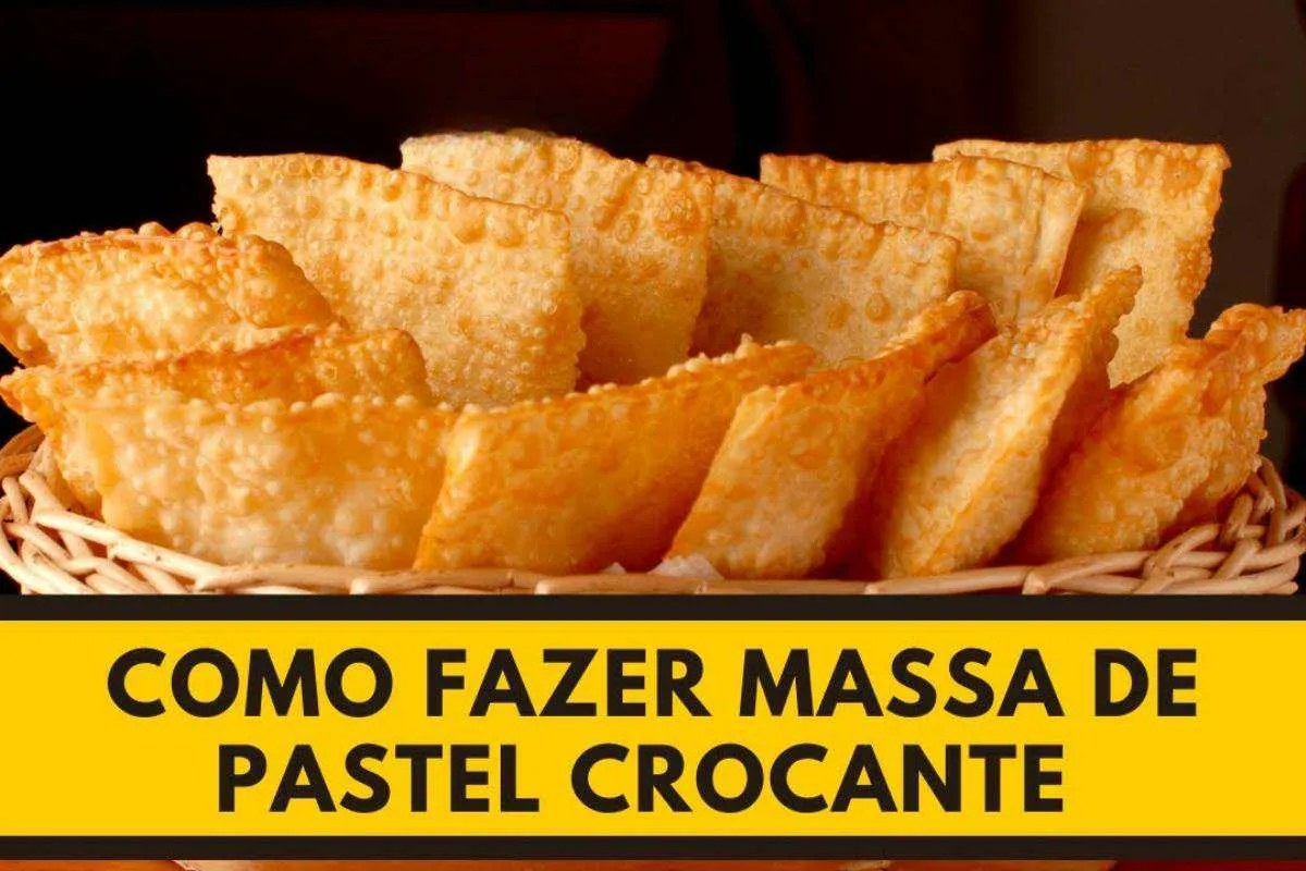Massa de pastel sequinha com um segredo especial para não en