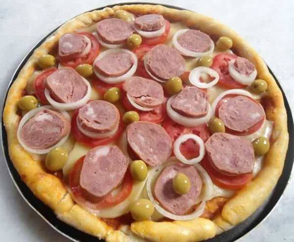 Massa de Pizza com 3 Ingredientes
