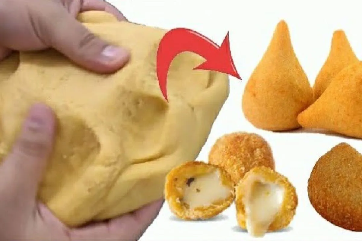 Massa de salgado frito que dá para fazer coxinha, risoles ou