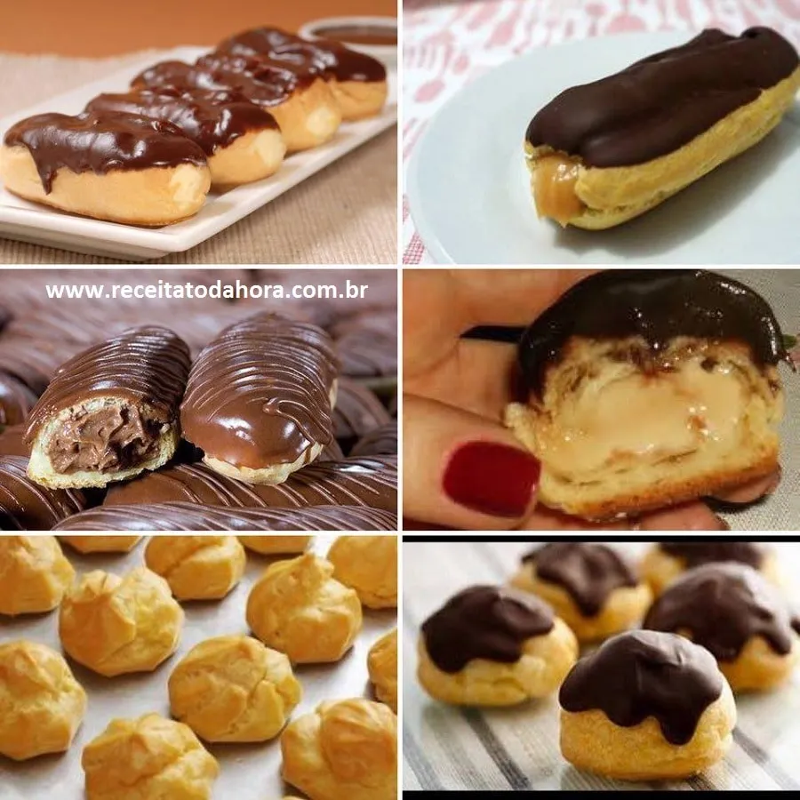 Massa Fácil Para Carolinas e Bombas de Chocolate