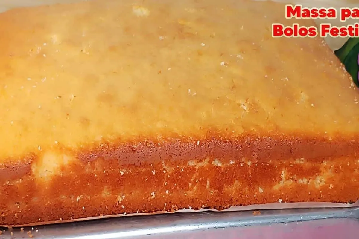Massa para bolo de festa: aprenda a fazer uma massa fofa e m