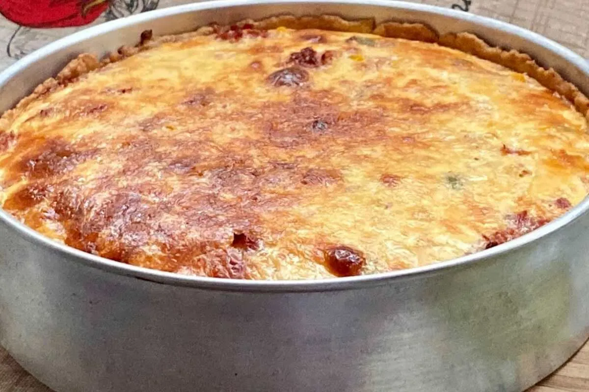 Massa para torta salgada perfeita e precisa só de 2 ingredie