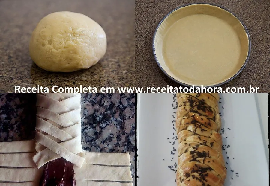 Massa Quebrada Doce (Especial para Tortas e Pães Doces)
