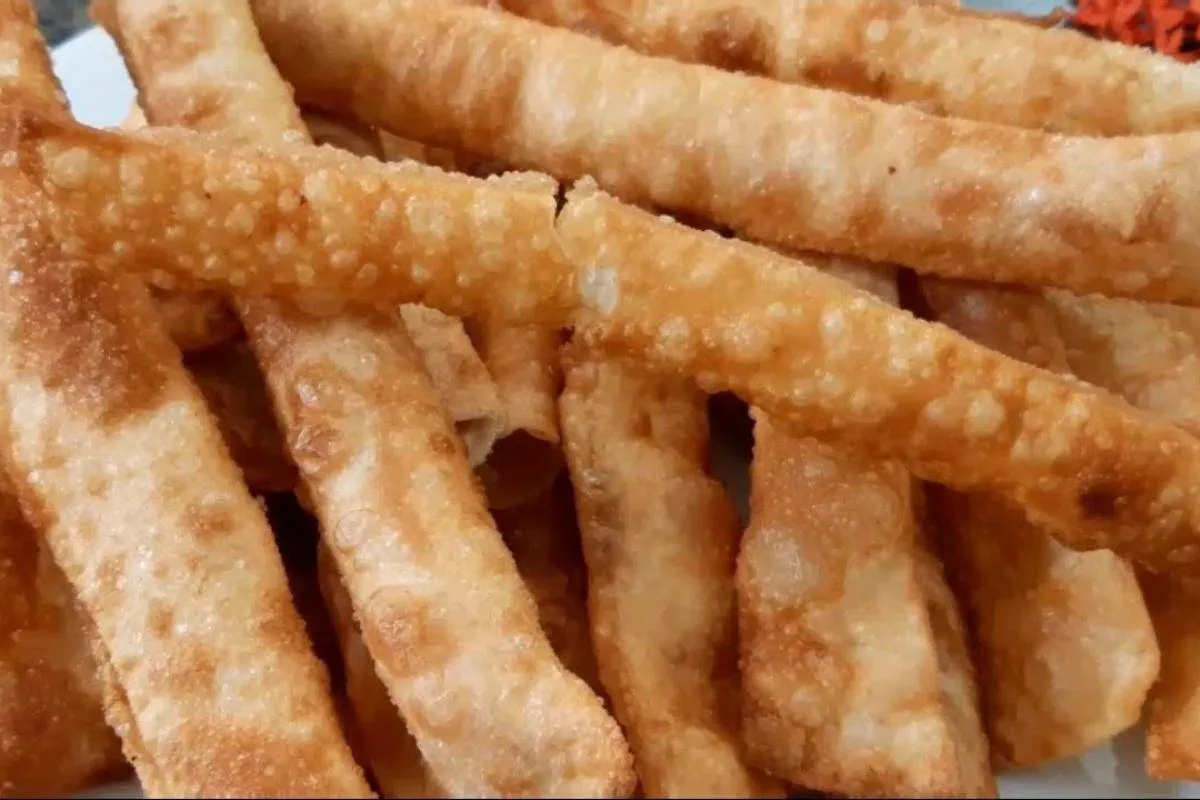 Massinha frita de 2 ingredientes para você preparar bem rapi
