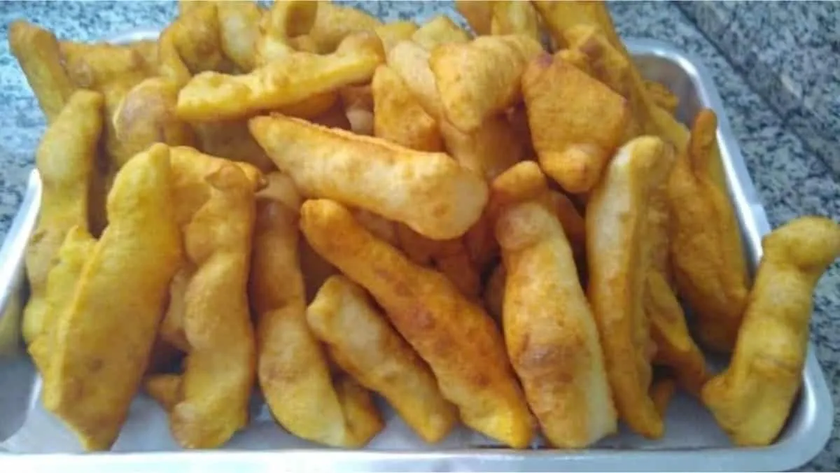 Massinha frita deliciosa igual vovó fazia para os netos come