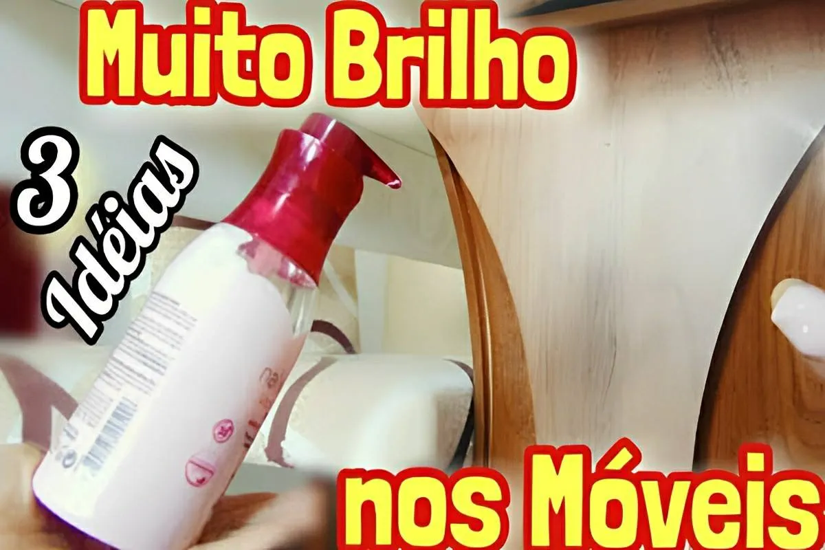 Misturei esses produtos e fiz um lustra móveis caseiro que d