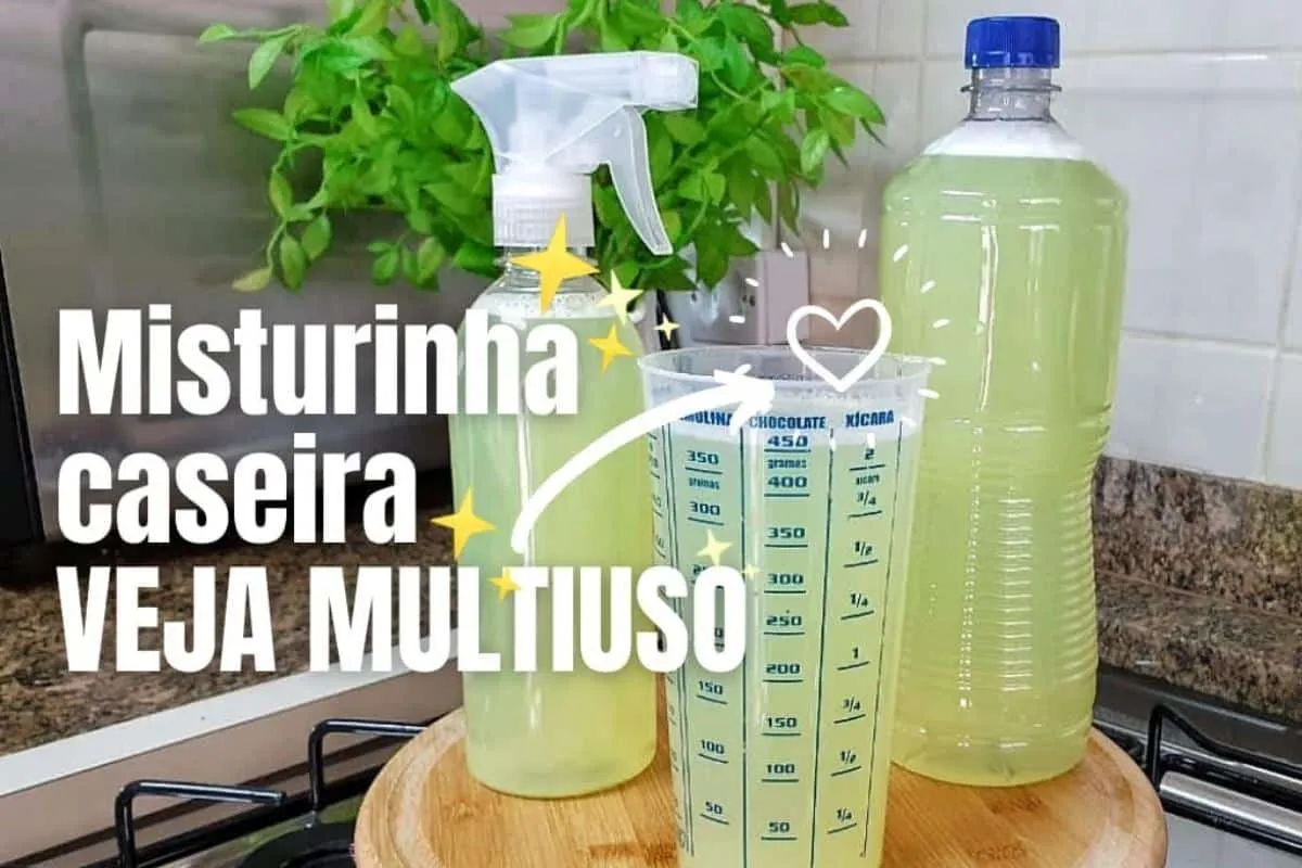 Misturinha caseira multiuso para deixar sua cozinha limpa e