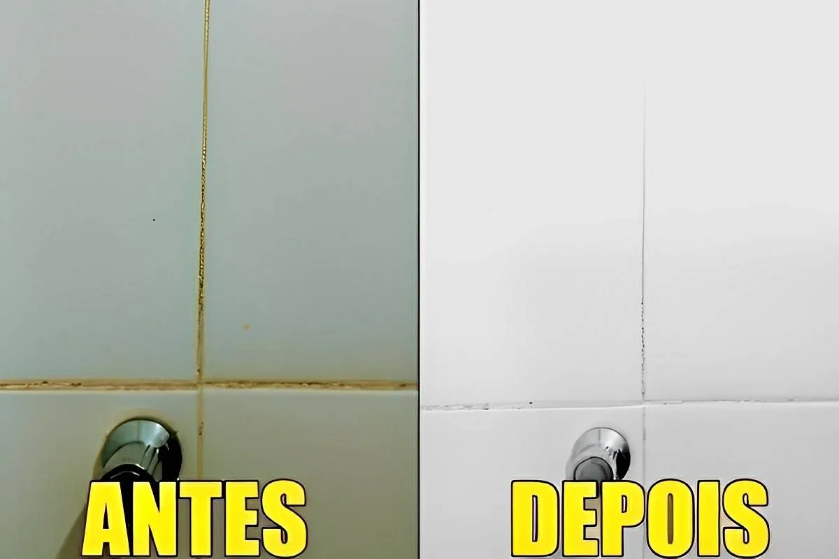 Misturinha caseira para limpar azulejos do banheiro ou da co