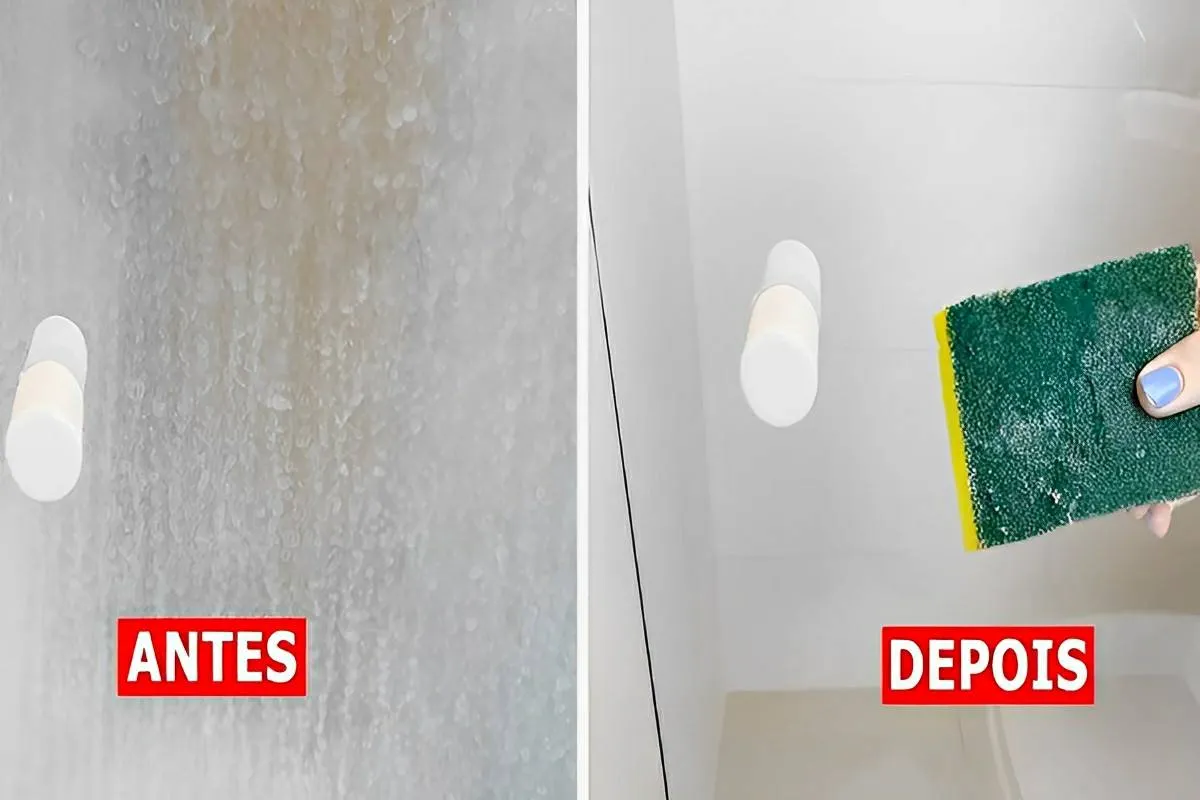 Misturinha caseira para limpar vidros e box gastando pouco e