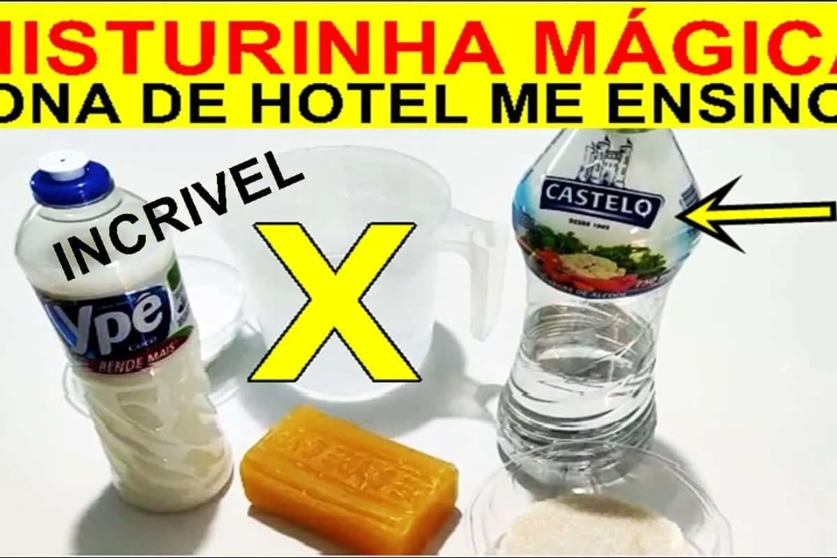 Misturinha caseira para limpeza poderosa e barata que deixa