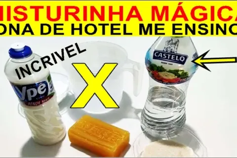 Misturinha caseira para limpeza poderosa e barata que deixa 