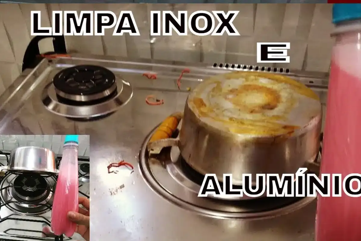 Misturinha limpa inox: deixa qualquer panela queimada brilha