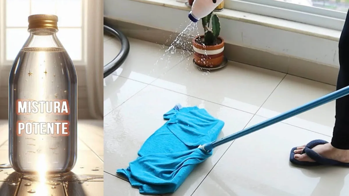 Misturinha limpa piso que faz milagres com chão sujo e encar