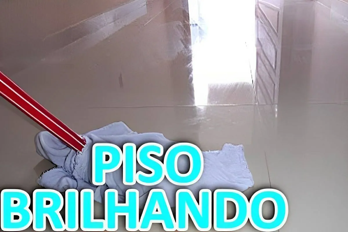 Misturinha mágica para limpar porcelanato e deixar o piso da