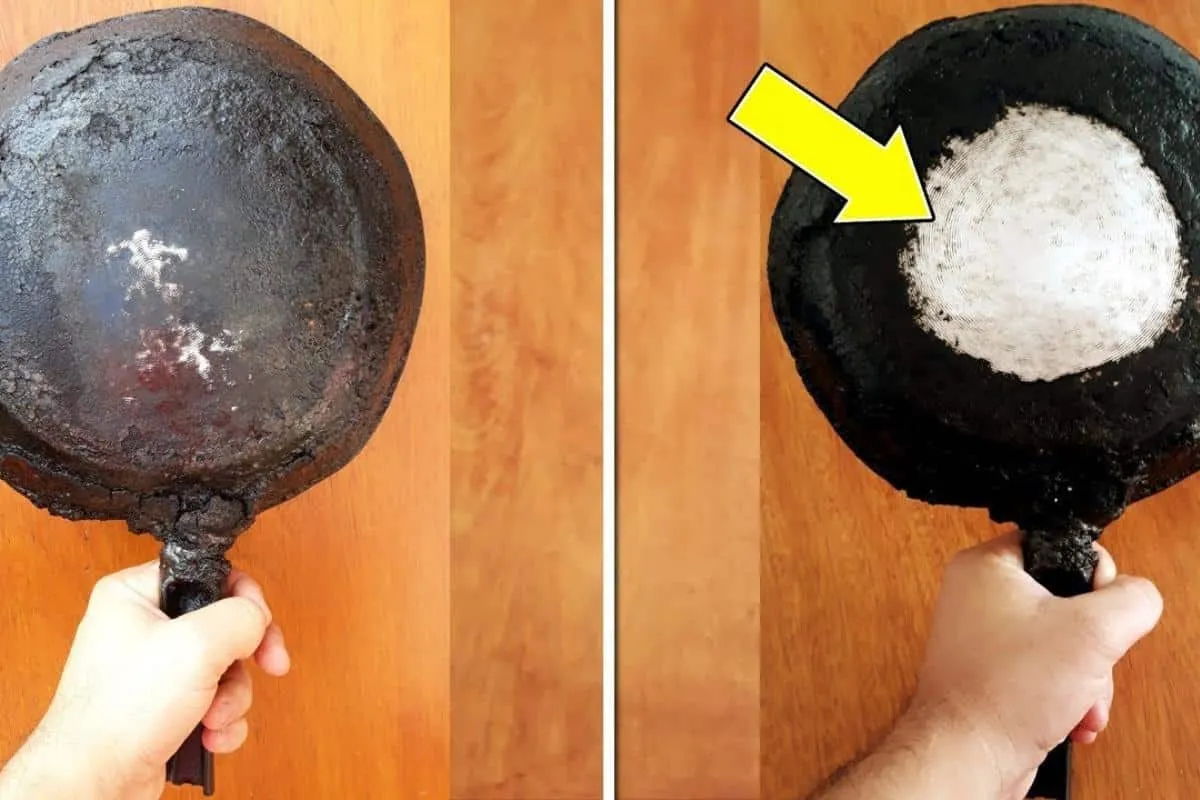 Misturinha para desencardir panela queimada sem ficar esfreg
