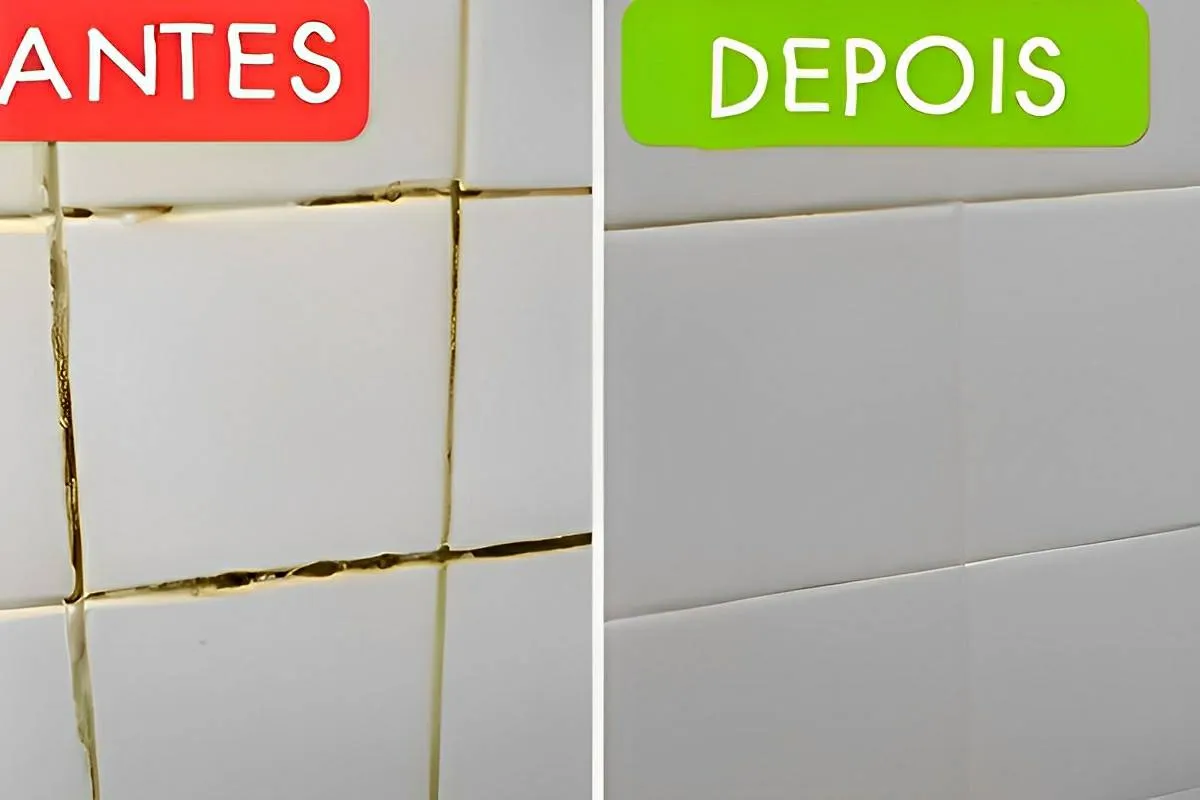 Misturinha para limpar rejuntes encardidos de azulejos e pis