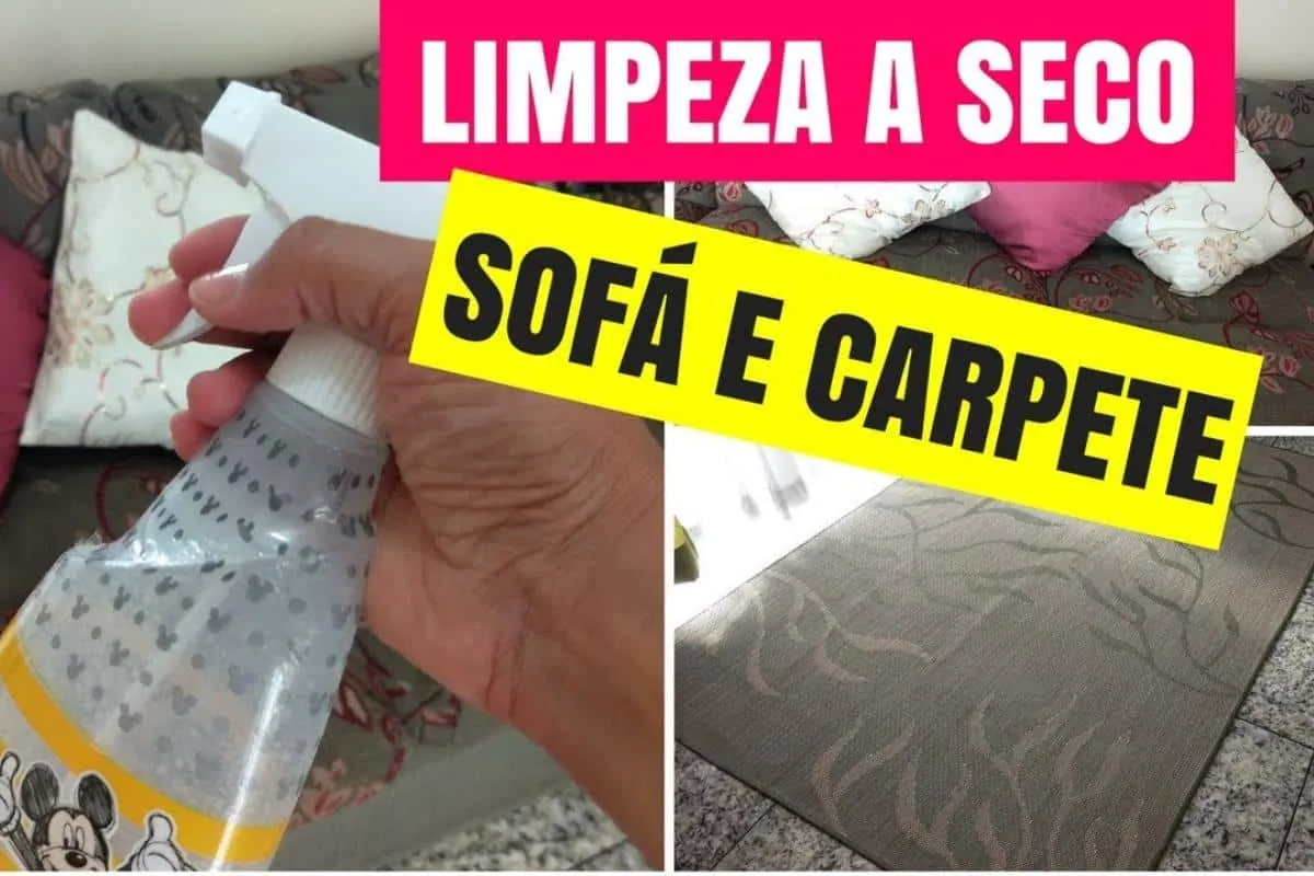 Misturinha para limpar sofá: tira todo tipo de manchas rapid