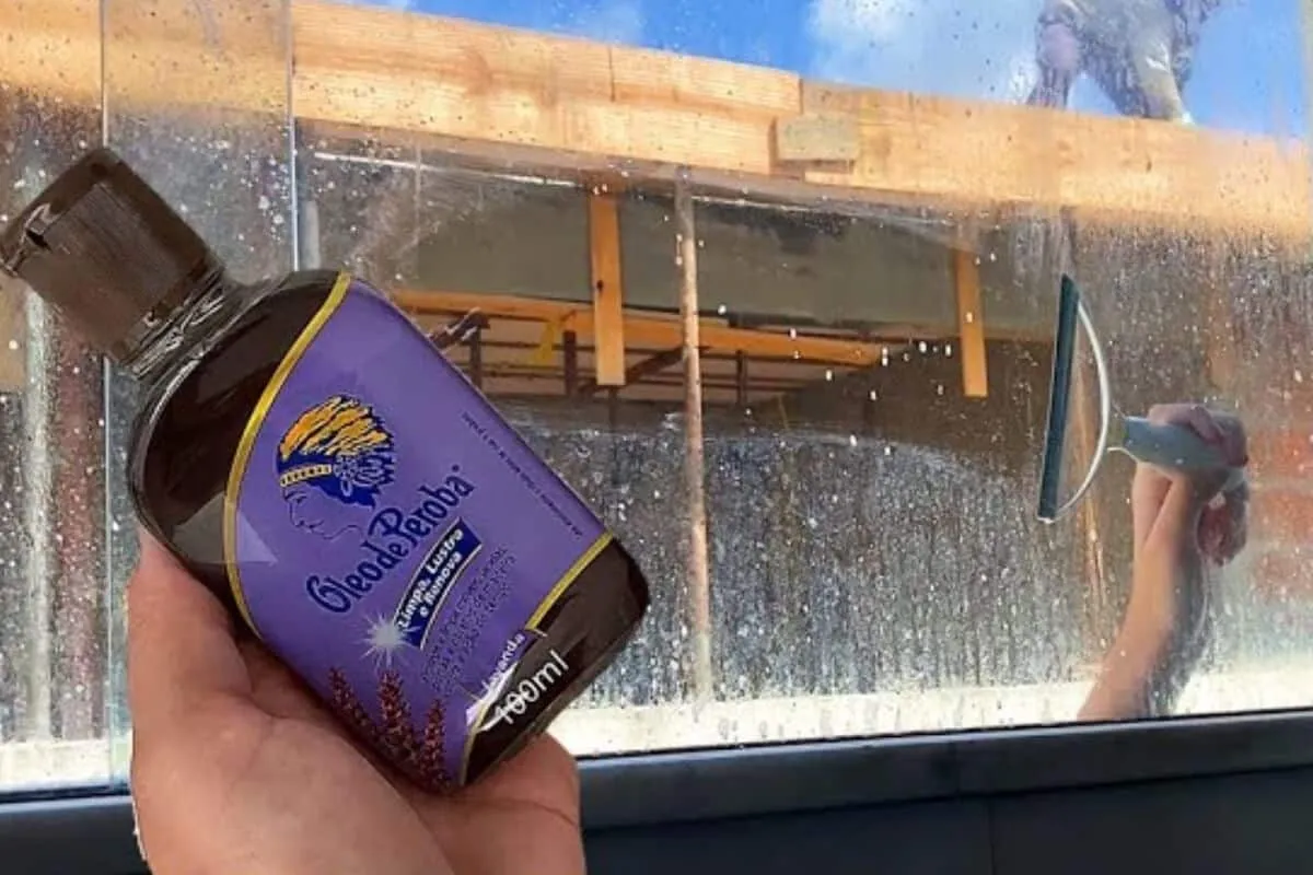 Misturinha para limpar vidros que deixa as janelas e o box s