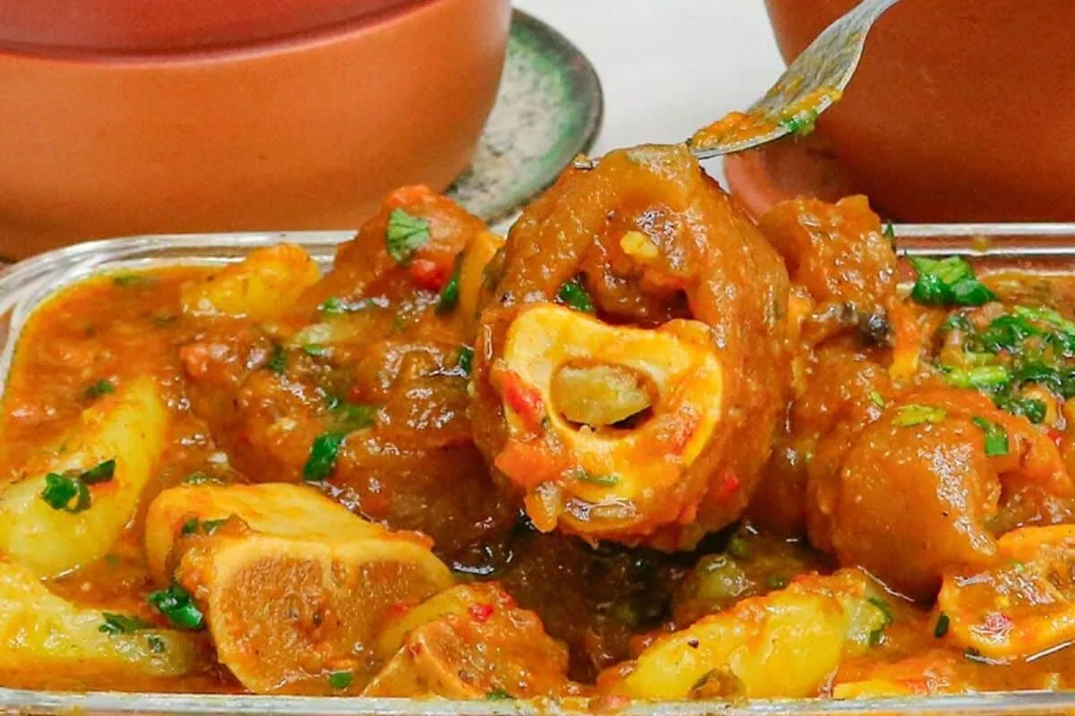 Mocotó soltando do osso com tempero no ponto certo e sabor d