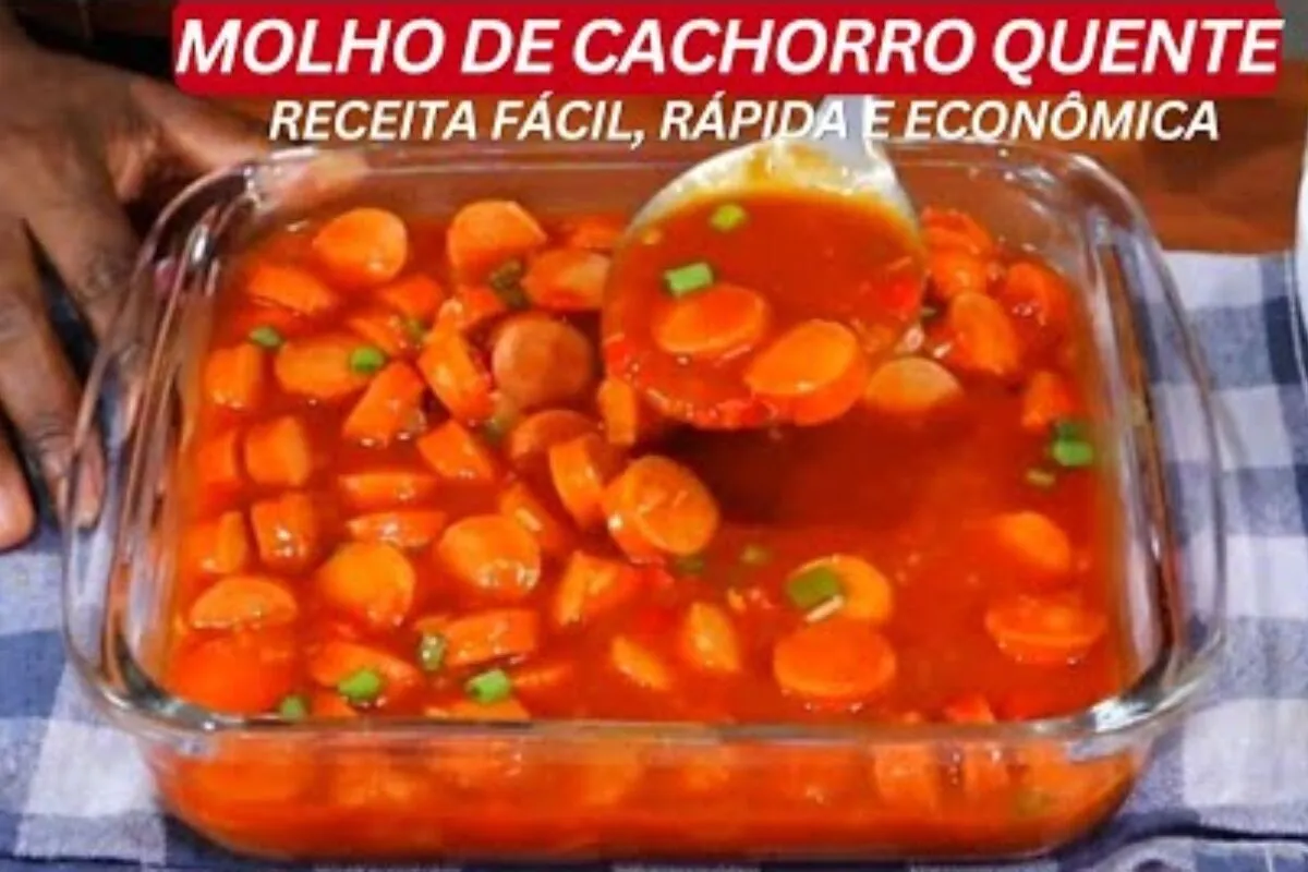 Molho para cachorro quente bem encorpado, simples e econômic