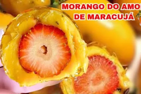 Morango do amor de maracujá que surpreenderá todo mundo na s