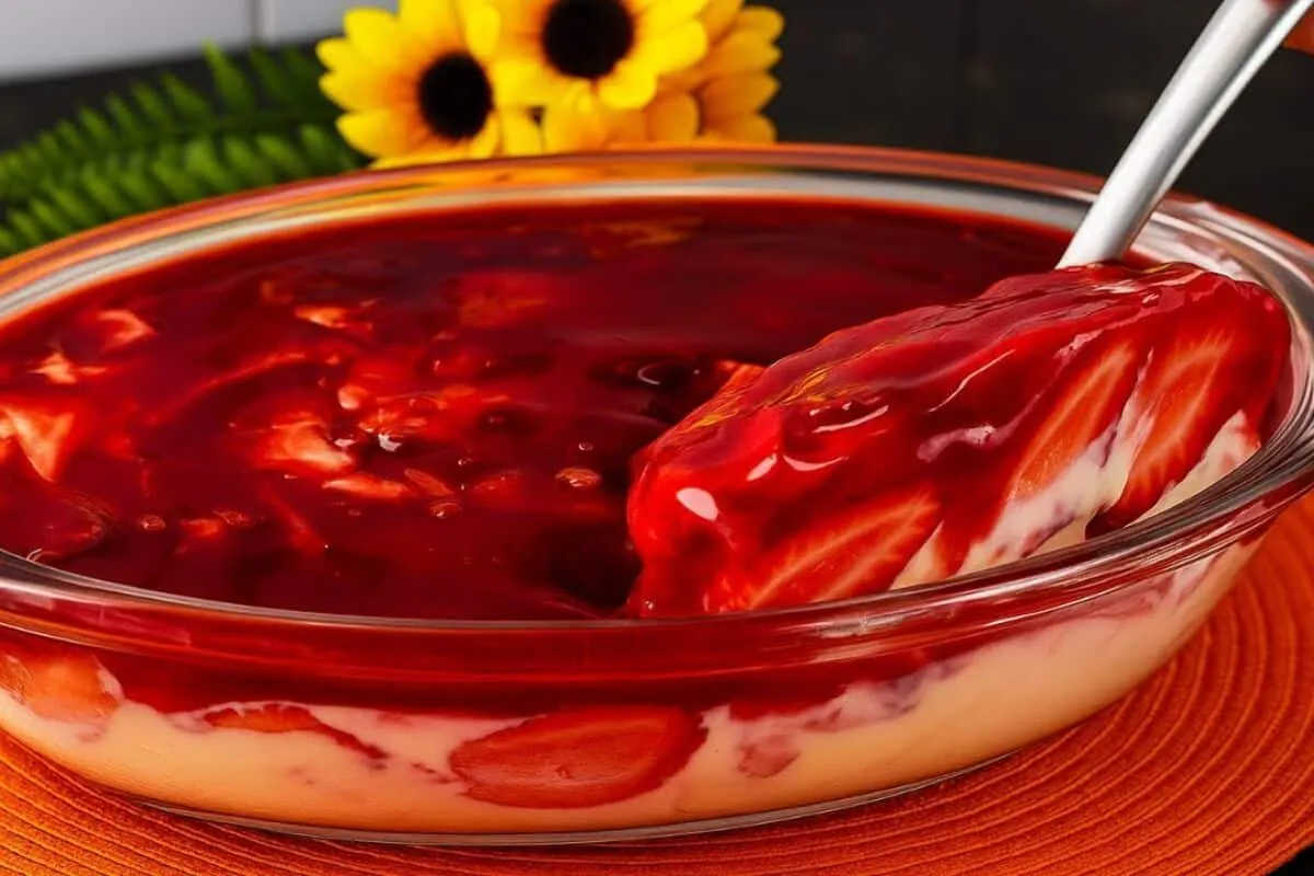 Morango do amor na travessa, sobremesa linda e deliciosa par