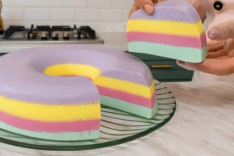 Mousse colorido: melhor mousse feito com gelatina, sobremesa