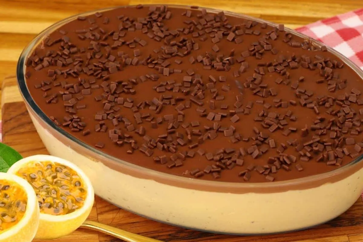 Mousse de maracujá com chocolate: perfeita, fácil e super cr