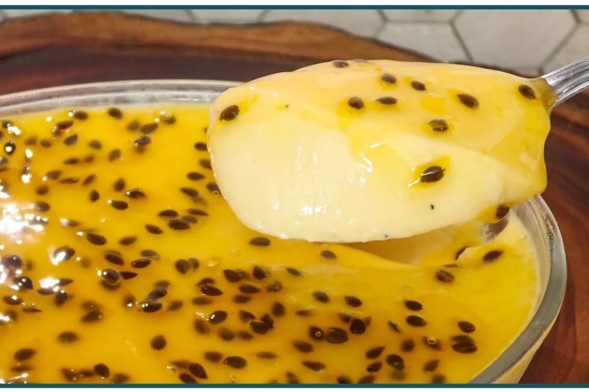 Mousse de maracujá cremoso que vai encantar qualquer um à me