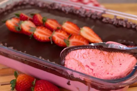 Mousse sensação na travessa sem gelatina, super cremosa e pr