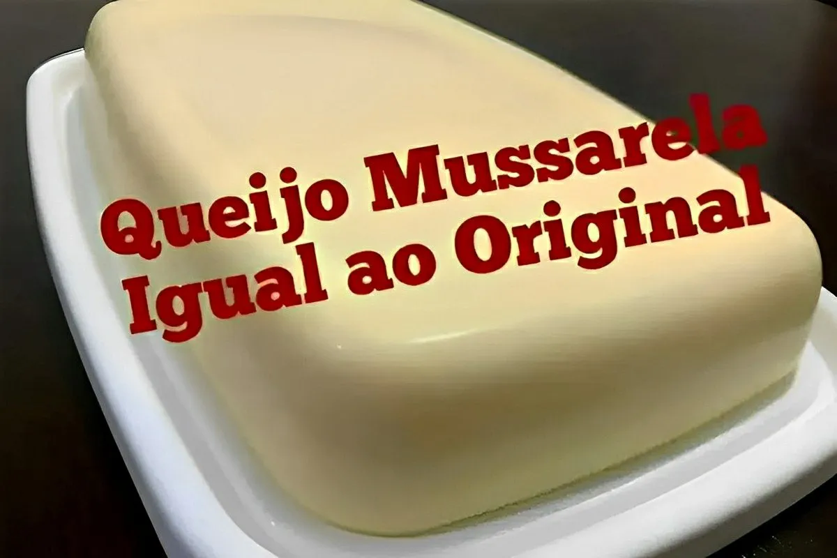 Muçarela caseira deliciosa e que rende bastante