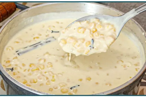 Mungunzá de milho amarelo fácil, saboroso e bem cremoso, fei